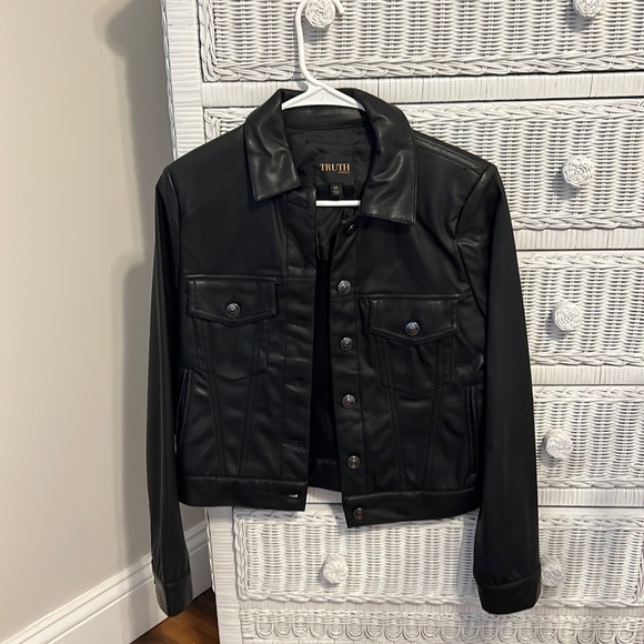 Black Leather Jacket - Picture 1 of 5
